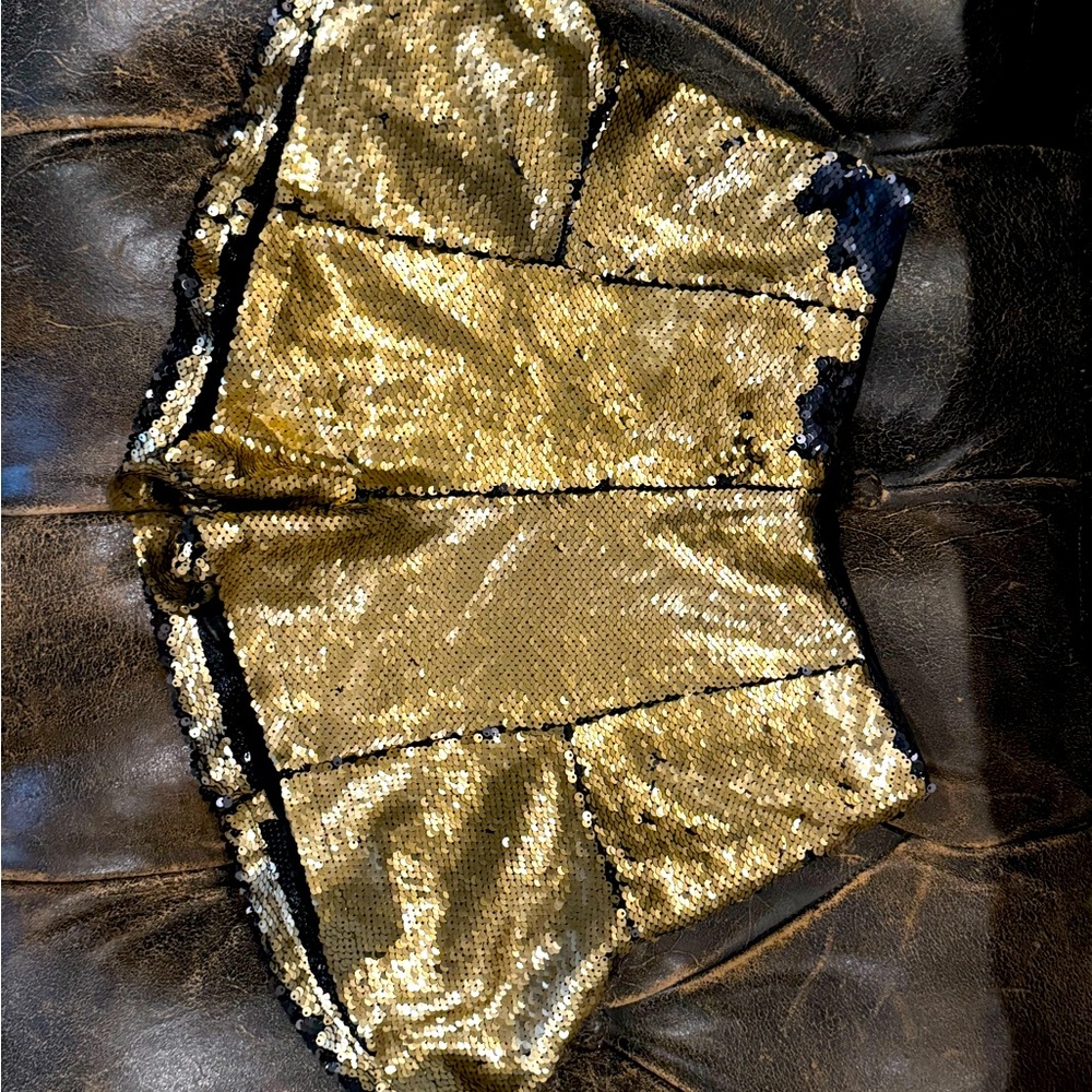 NBD Gold Sequin High Waist Women’s Shorts